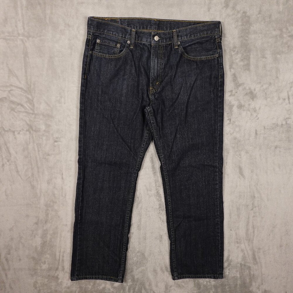 Levi’s 559 Relaxed Straight Jeans Men’s 36x32 Dark Wash Classic Denim